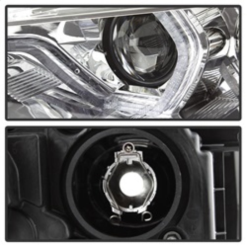 FR SPORT Spyder 12-14 BMW F30 3 Series 4DR Projector Headlights - LED DRL - Chrome...