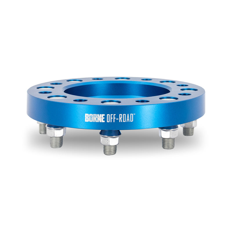 Borne Off-Road Wheel Spacers 8x165.1 116.7 25 M14 Blue BNWS-008-250BL