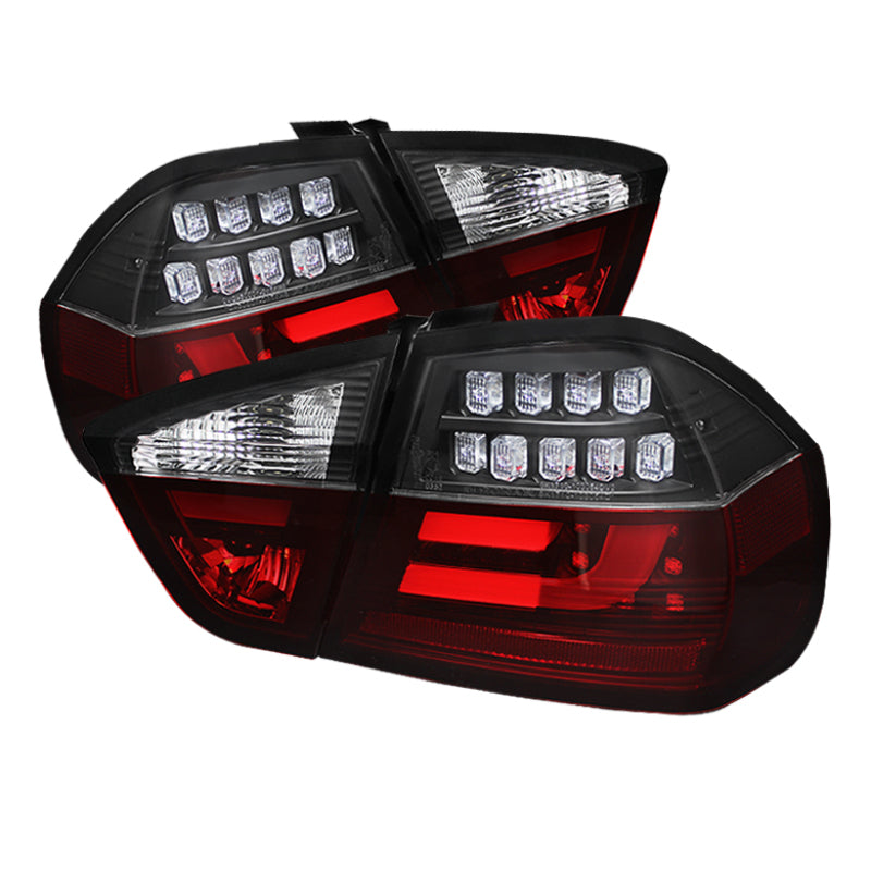 Spyder BMW E90 3-Series 06-08 4Dr LED Indicator LED Tail Lights Blk ALT-YD-BE9006-LBLED-G2-BK 5071958
