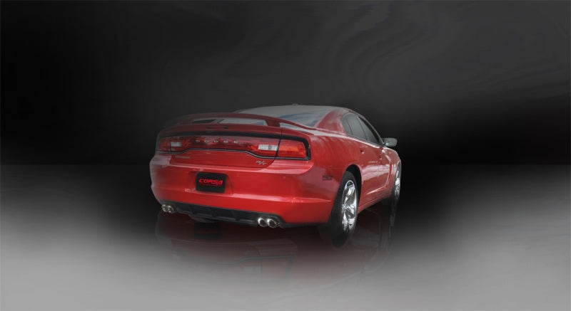 Corsa Performance 11-13 Dodge Charger R/T 5.7L V8 Polished Xtreme Cat-Back Exhaust