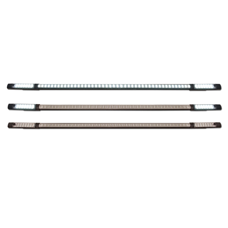 Anzo Bed Rail Lights Universal LED Utility Bar Chrome