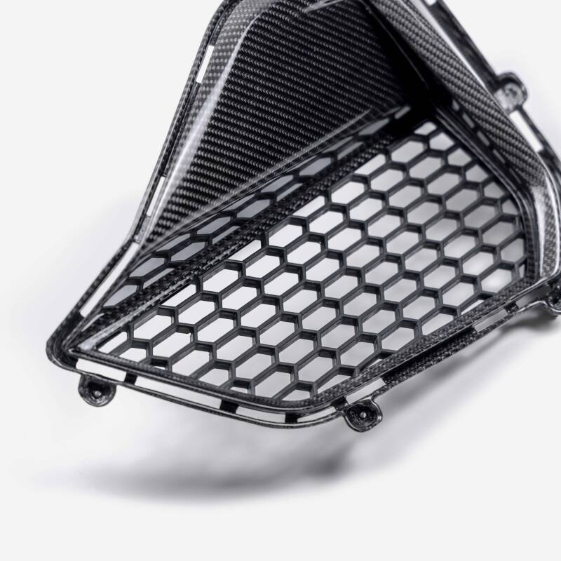 Anderson Composites 2024 Ford Mustang GT Carbon Fiber Front Bumper Inserts AC-FBI24FDMUGT