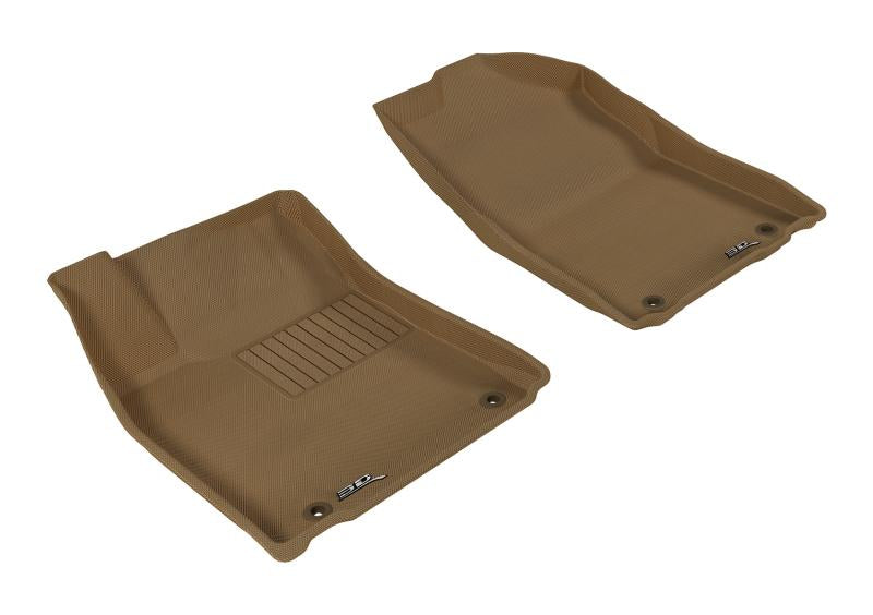 FR SPORT 3D MAXpider 2013-2018 Lexus ES/ES Hybrid Kagu 1st Row Floormat - Tan L1LX02711502