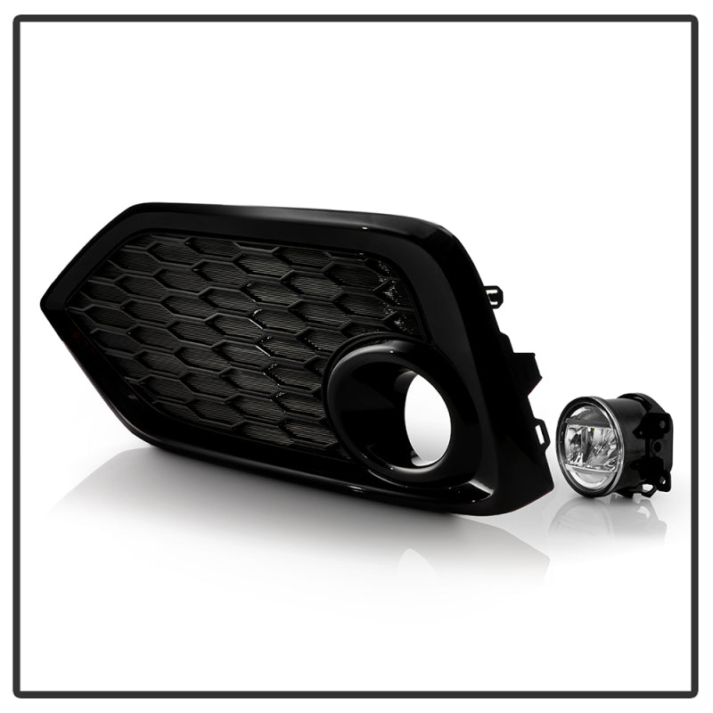 Spyder 16-17 Honda Civic Hatchback (Hatch Only) OEM LED Fog Light w/Switch - Clear (FL-HC2017-LED-C) 9043338