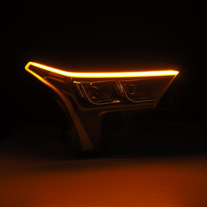 FR SPORT AlphaRex 22-23 Toyota Tundra LUXX-Series Headlights Black w/Amber DRL - Req 810029 OR...