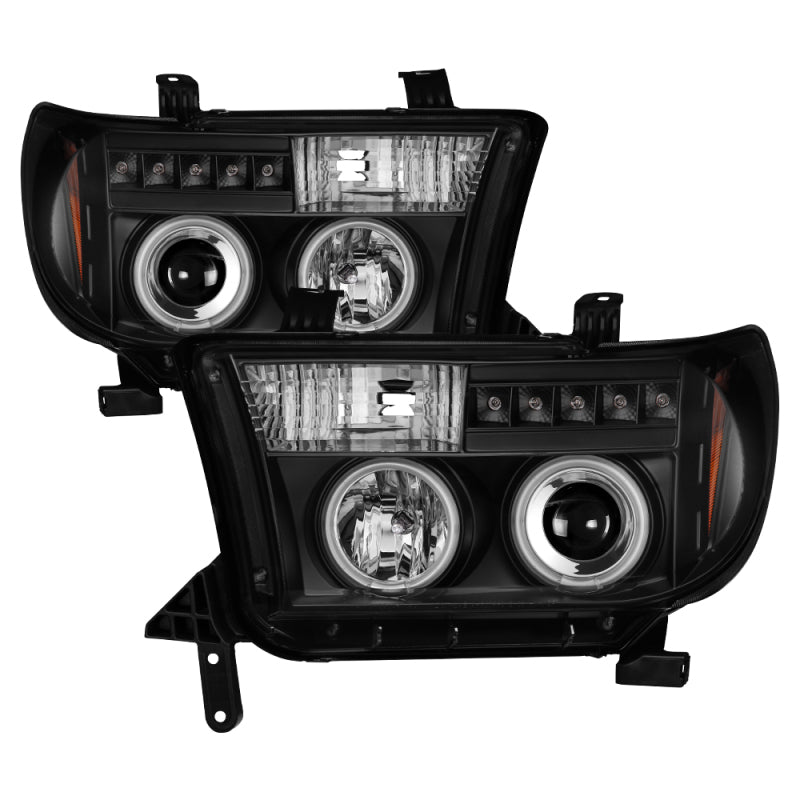 FR SPORT Spyder Toyota Tundra 07-13 Projector Headlights CCFL Halo LED Blk PRO-YD-TTU07-CCFL-BK...