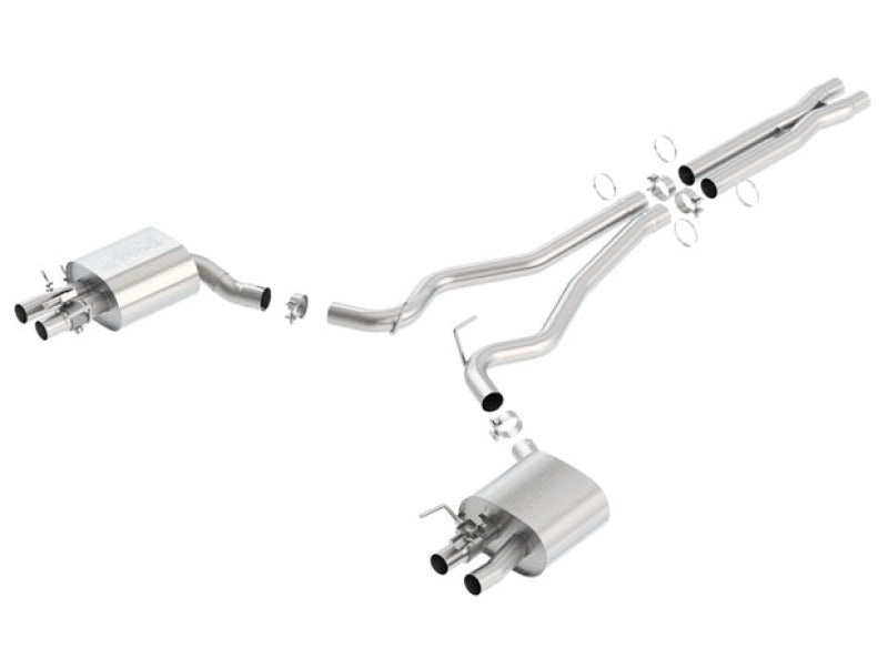 FR SPORT Borla 15-16 Ford Mustang Shelby GT350 5.2L ATAK Cat Back Exhaust (Uses Factory Valence)...
