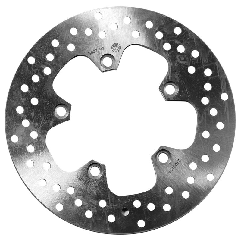 Brembo OE 04-08 Yamaha FZ6 600cc 245x5mm Brake Disc - Rear Fixed 68B407H3