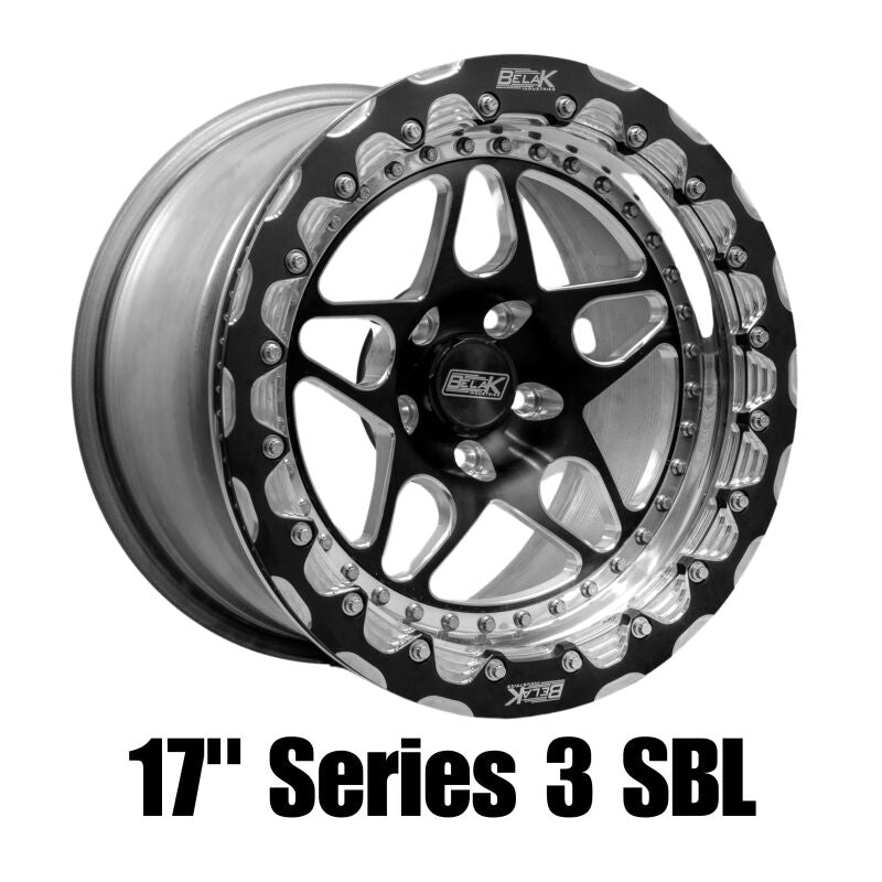 Belak Wheels Belak 17x11 / 6.25in BS / 5x120 BP / High Pad / Series 3 Wheel - Single Beadlock 17115120S36BS-SBL