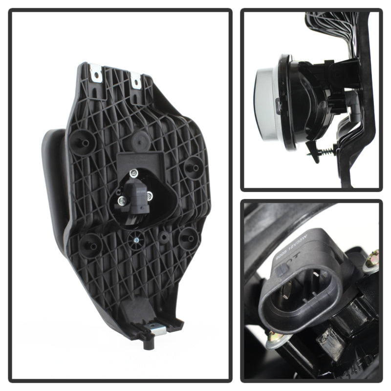 FR SPORT Spyder Ford F250 F350 F450 F550 XLT 2011-2016 OEM Style Fog Lights W/Switch Smoke...