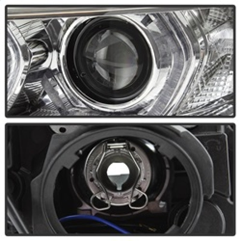 FR SPORT Spyder 12-14 BMW F30 3 Series 4DR Projector Headlights - LED DRL - Chrome...