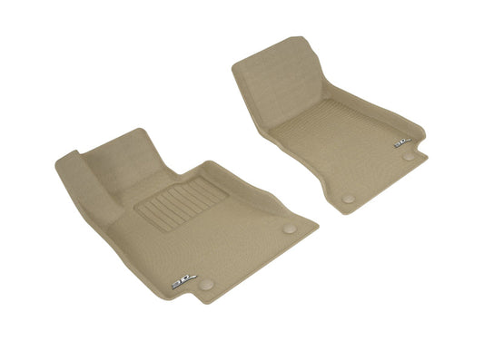 FR SPORT 3D MAXpider 2018-2020 Mercedes-Benz E-Class Coupe C238 Kagu 1st Row Floormat - Tan...