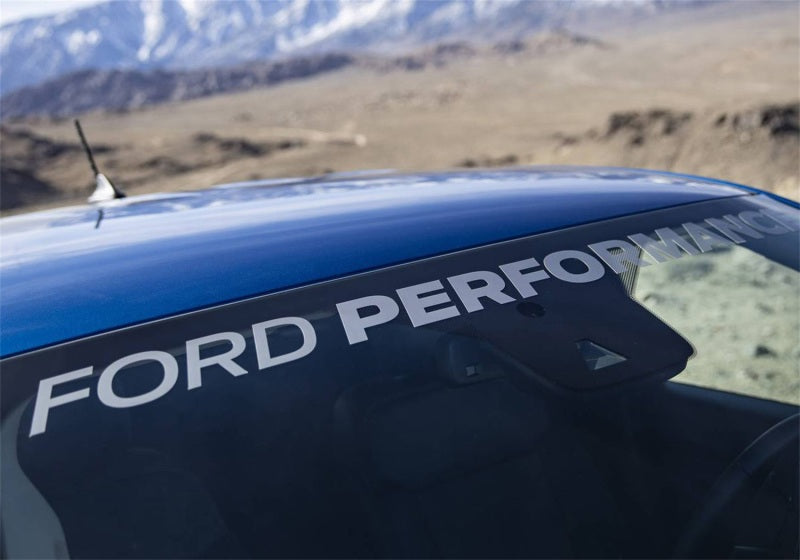 FR SPORT Ford Racing Ford Performance Ranger Windshield Banner - Silver M-1820-RGS - View 9