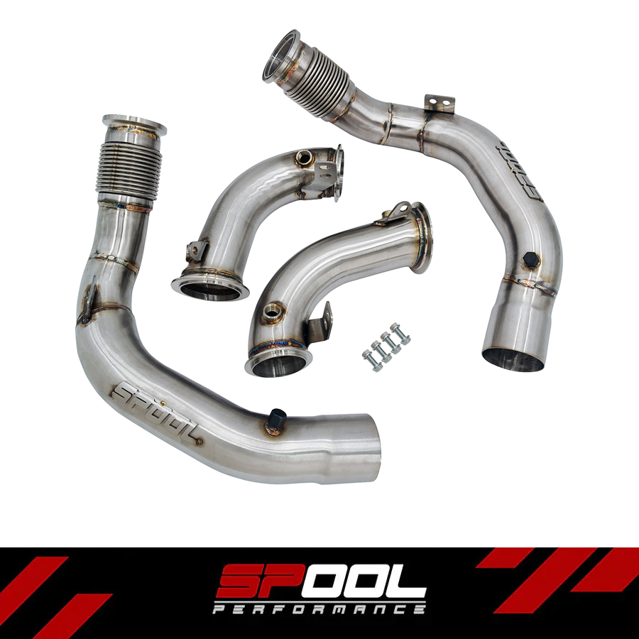 F91/F92/F93 M8 Stainless Steel Downpipe Upgrade [Race Downpipes]