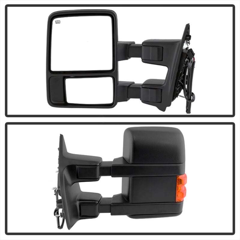 SPYDER Xtune Ford Superduty 08-15 L&R Extendable Power Heated Adjust Mirror Amber MIR-FDSD08S-PW-AM-SET 9935756