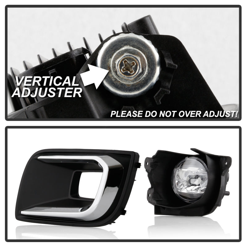 Spyder Toyota Sequoia 2018-2020 OEM Style LED Fog Lights w/OEM Fit Switch - Clear 5087140