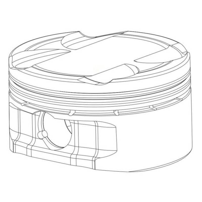 CP-Carrillo Automotive Piston, Each, Cyl: 1, Material ID: 4306 0DF63