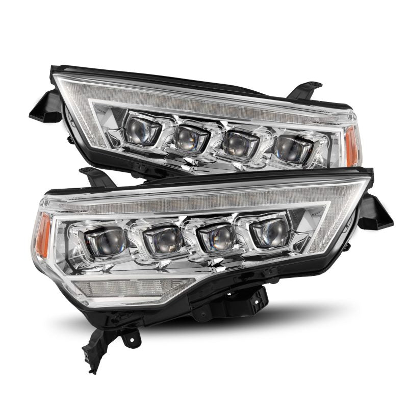 FR SPORT AlphaRex 14-22 Toyota 4Runner NOVA LED Proj Headlights Chrome w/ Activ Light/Seq...
