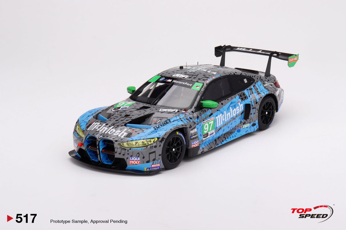 STM Diecast Topspeed  1:18 BMW M4 GT3 #97 Turner Motorsports  IMSA 2023  Laguna Seca GTD 2nd Place