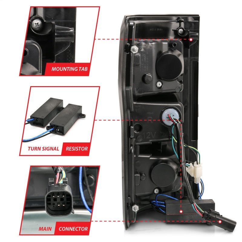 FR SPORT Anzo Led Taillights Black - View 6
