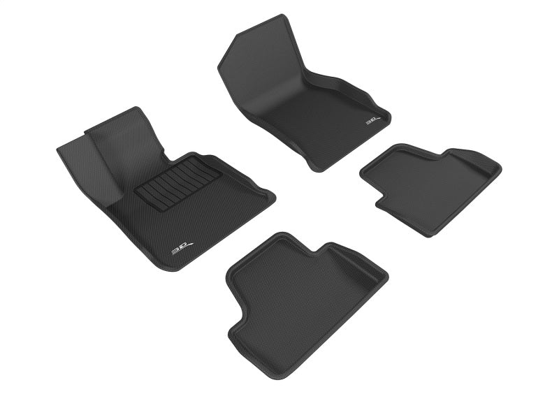 FR SPORT 3D MAXpider 14-20 BMW 4 Series Convertible (F33) RWD Kagu 1st & 2nd Row Floormat - Black...