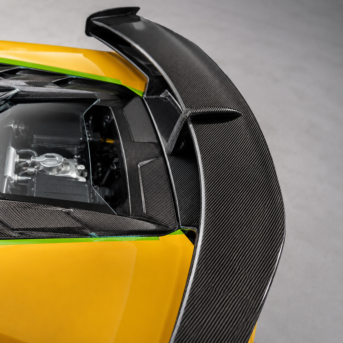 Dry Carbon Fiber SVJ Style Rear Wing for Lamborghini Huracan LP 580 610 EVO