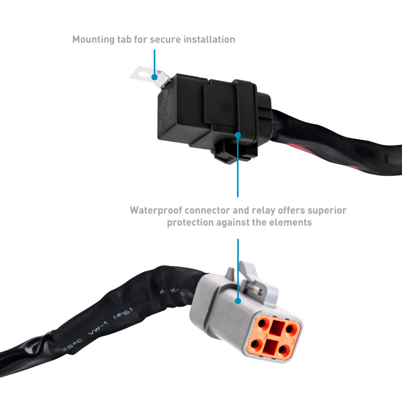 Borne Off-Road Light Bar Wire Harness For 30-50in Bar BNLT-HAR-3050