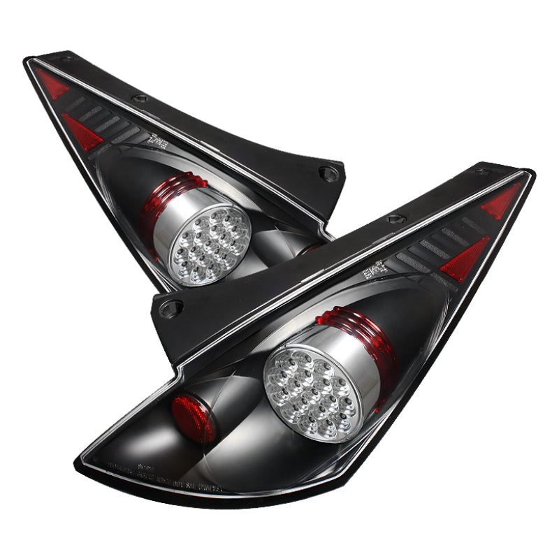 FR SPORT Spyder Nissan 350Z 03-05 LED Tail Lights Black ALT-YD-N350Z02-LED-BK 5006714
