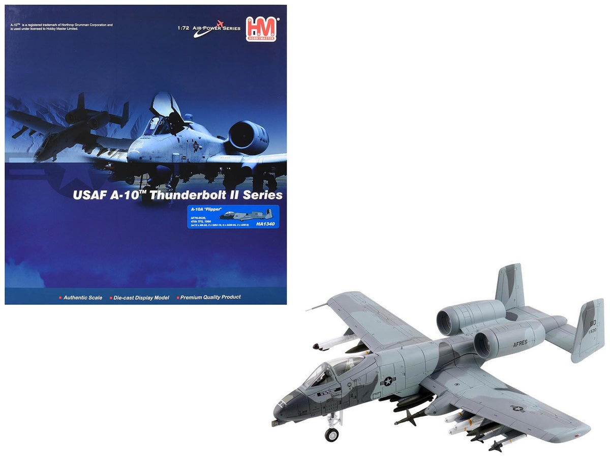 Rapid Vehicles Fairchild Republic A-10A Thunderbolt II Attack Aircraft "Flipper 47th Tactical...