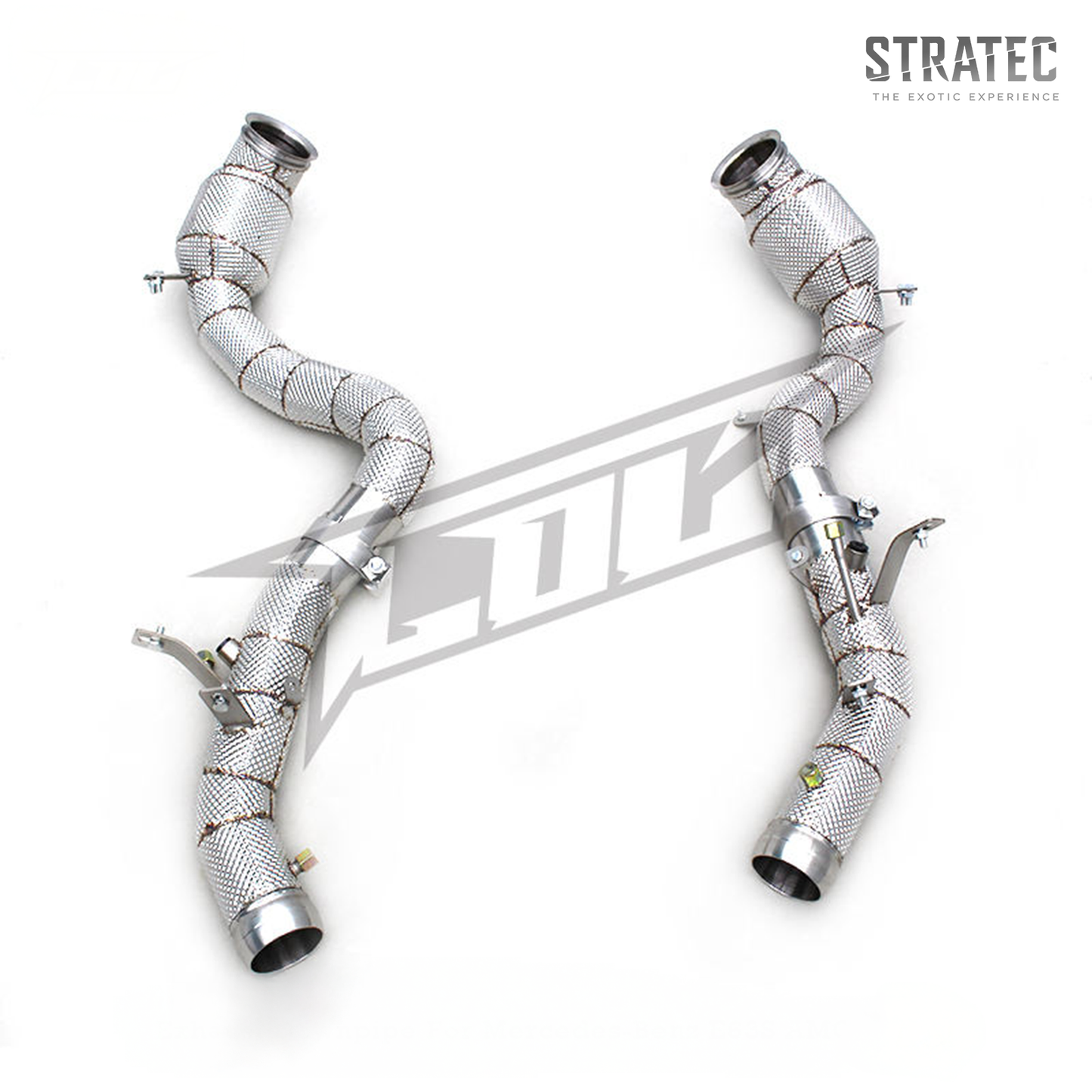 High‑Flow Downpipe with Heat Shield for Mercedes‑Benz E63 / E63S AMG W213 4.0TT