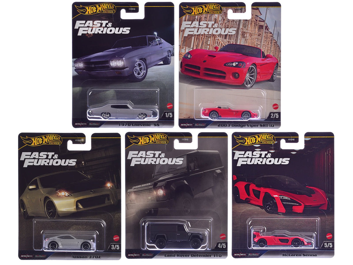 Rapid Vehicles "Fast & Furious" 2024 5 piece Set J Diecast Model Cars by Hot Wheels  free...