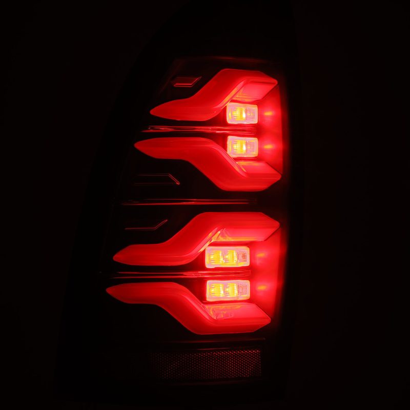 FR SPORT AlphaRex 05-15 Toyota Tacoma LUXX LED Taillights Blk w/Activ Light/Seq Signal 680060...