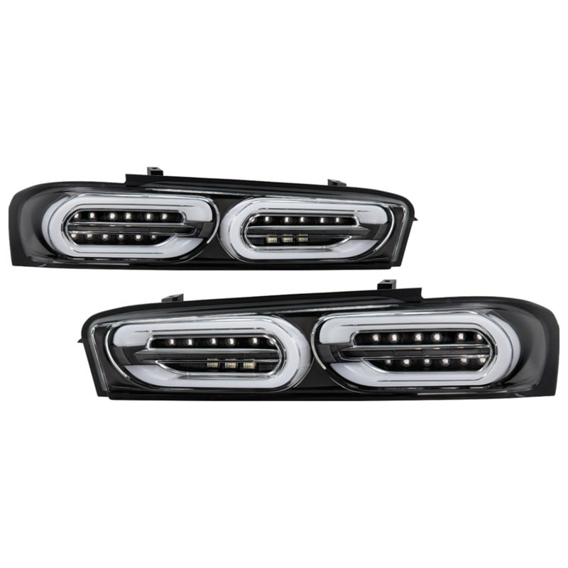 Spyder Chevy Camaro 16-18 (Do Not Fit Halogen Model) LED Tail Lights Black ALT-YD-CCAM16LED-SEQ-BK 5087232
