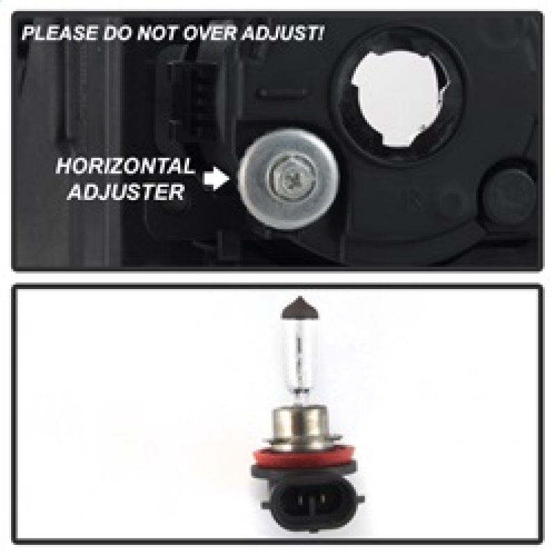 Spyder 13-16 Ford Fusion OEM Fog Lights w/Switch & Cover - Clear (FL-FFUS13-C) 5085009