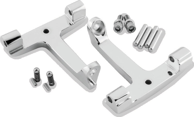 Bikers Choice 93-20 FLH FLT Chrome Pasanger Floorboard Bracket Replaces H-D 53070-00A 488720