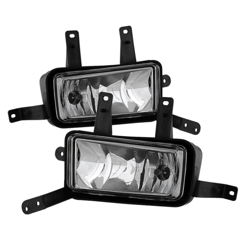 FR SPORT Spyder Chevy Suburban Tahoe 2015-17 OEM Fog Lights W/Chrm trim Cover and Switch Clear...