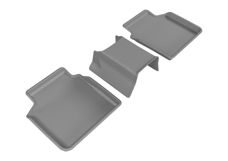 3D MAXpider 2016-2020 BMW 7 Series Kagu 2nd Row Floormats - Gray L1BM07621501