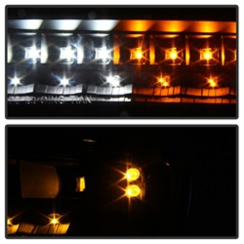 FR SPORT SPYDER xTune GMC Sierra 99-06 /Yukon 00-06 Headlights & LED Bumper Lights - Black...