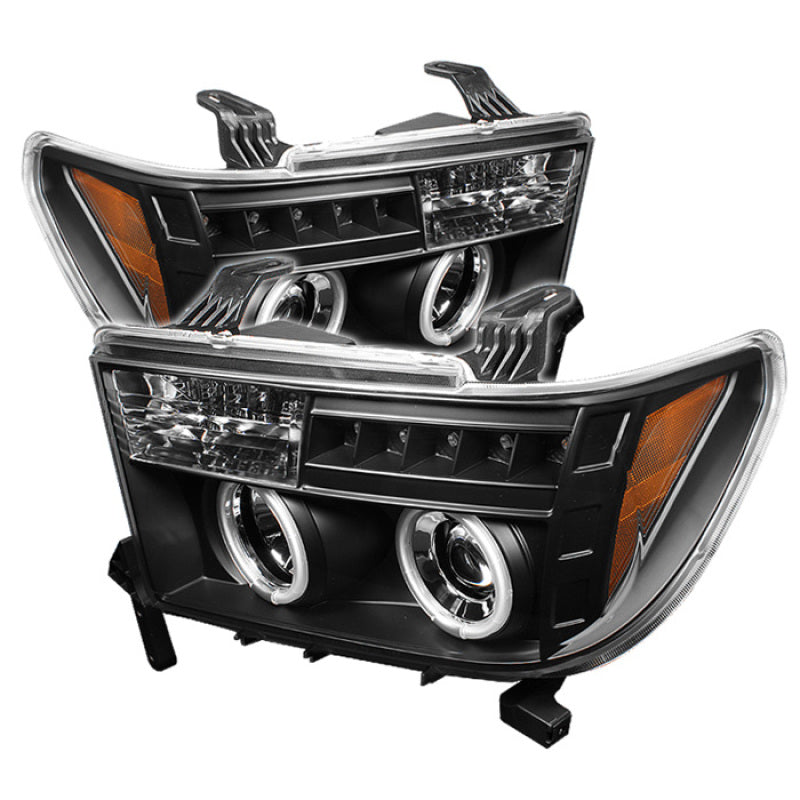 FR SPORT Spyder Toyota Tundra 07-13 Projector Headlights CCFL Halo LED Blk PRO-YD-TTU07-CCFL-BK...