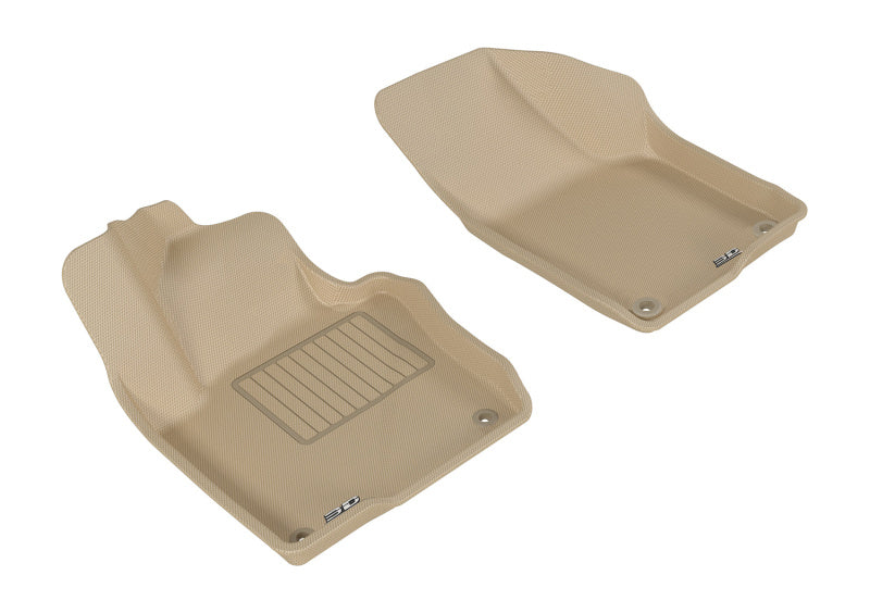 3D MAXpider 2011-2018 Volkswagen Jetta Sedan Kagu 1st Row Floormat - Tan L1VW05511502