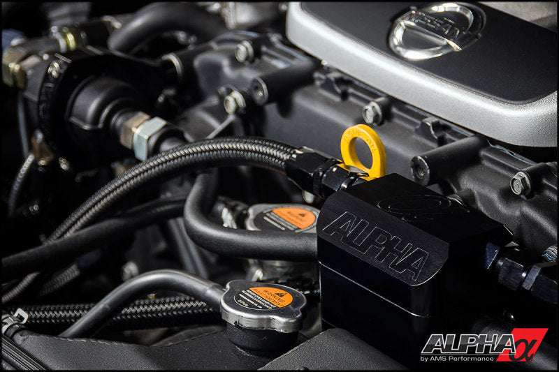 FR SPORT AMS Performance 2009+ Nissan GT-R R35 Alpha Air Oil Separator ALP.07.04.0023-1 - View 3