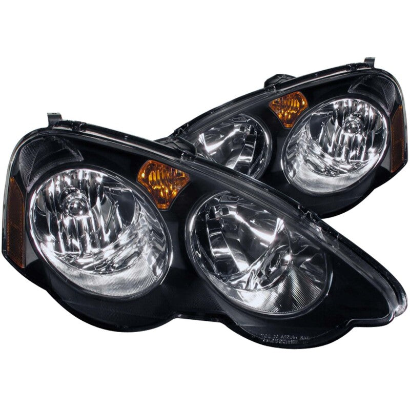 FR SPORT Anzo 2002-2004 Acura Rsx Crystal Headlights Black - View 2