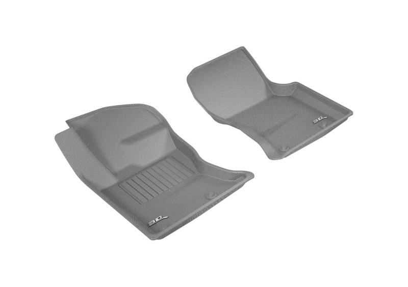 3D MAXpider 2017-2020 Jaguar/Land Rover F-Pace/Range Rover Velar Kagu 1st Row Floormat - Gray L1JG01211501
