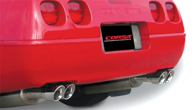 Corsa Performance 92-95 Chevrolet Corvette C4 5.7L V8 LT1 Sport Cat-Back Exhaust