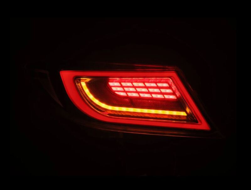 AlphaRex 22-24 Toyota GR86 LUXX LED Taillights Alpha-Black 675040 *Discontinued