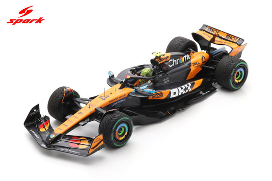 Spark-Model Mclaren F1 Team MCL39 Orange L. Norris #4 Winner Australian GP 2025 1:18 WITH DISPLAY