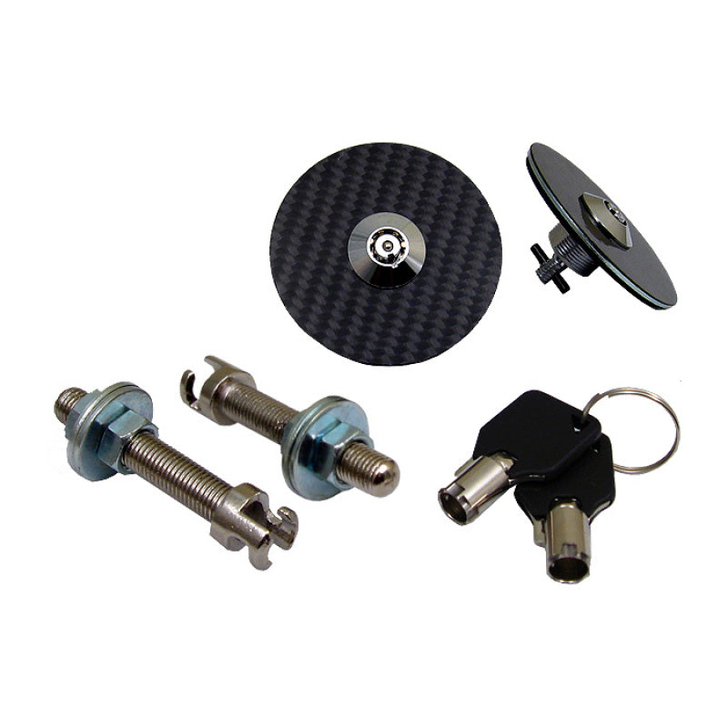SPYDER Xtune Carbon Fiber Hood Pin w/ Key ACC-008 5028204