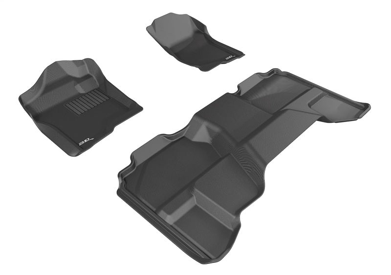 3D MAXpider 07-13 GMC Sierra 1500 / 2500 / 3500 Extended Cab Kagu Black R1 R2 L1GM00901509