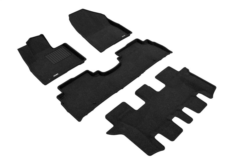 3D MAXpider 16-20 Kia Sorento 7-Seat Elegant Black R1 R2 R3 L1KA03004709
