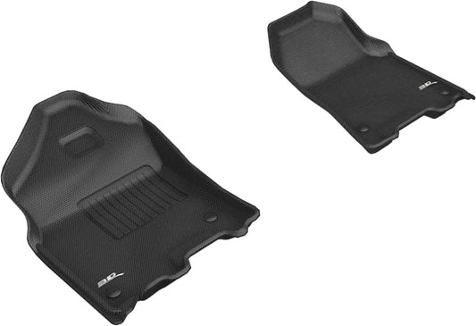 FR SPORT 3D MAXpider 2019-2020 Dodge Ram 1500 Crew Cab/Quad Cab Kagu 1st Row Floormat - Black...